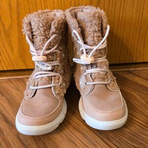 Sorel Explorer III Waterproof Suede Youth Boots With DuoTread Traction Size 1